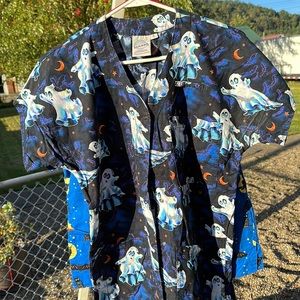SCRUBS Halloween Scrub top